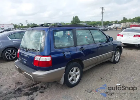 2002 Subaru Forester S from USA, damaged, VIN JF1SF65582H700874